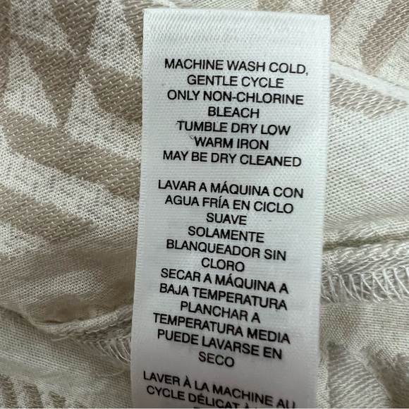 Chico’s Women’s Pullover Blouse Tie Tassels Sz 3=Large Sz 16 Multi Color - Picture 9 of 12